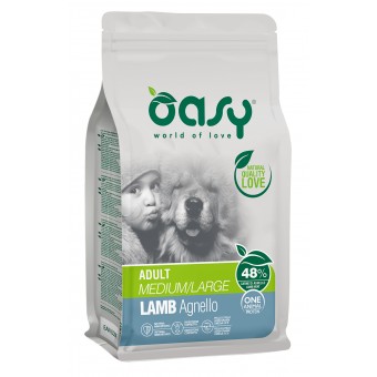 Oasy Adult Medium/Large One Animal Agnello 2.5Kg