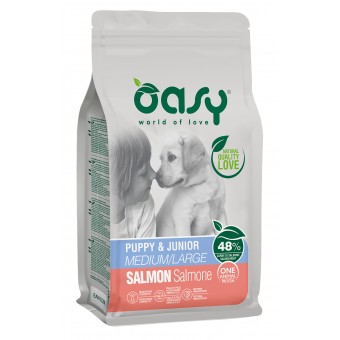 Oasy Puppy Medium/Large One Animal Salmone 2.5Kg