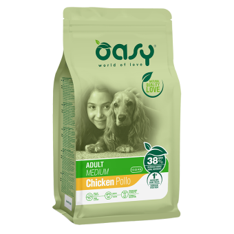 Oasy Adult Medium Pollo 3Kg I Agrigarden San Marino