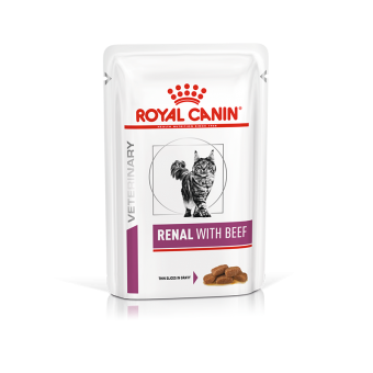 Royal Canin Gatto Veterinary Diet Renal with Beef 85g