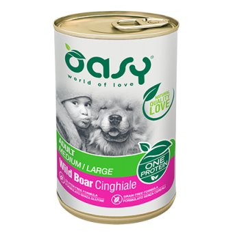 Oasy One Protein Adult Medium-Large Cinghiale 400gr