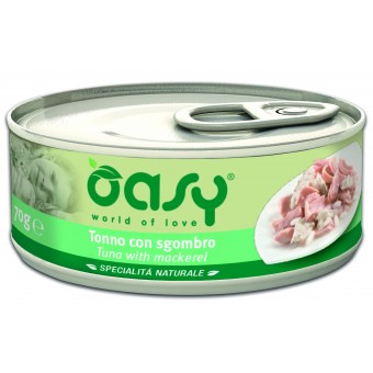 Oasy Specialità Naturali Tonno con Sgombro 70g