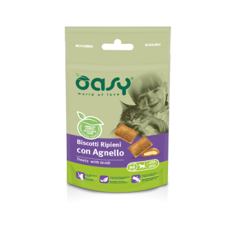 Oasy Biscotti Ripieni con Agnello 60g