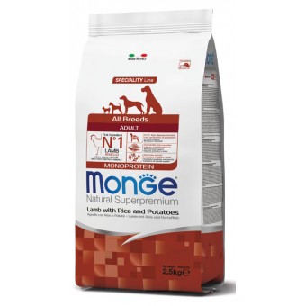 Monge Adult All Breeds Agnello con Riso e Patate 12Kg