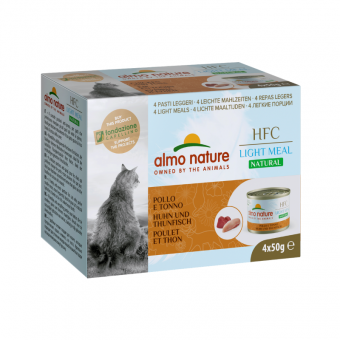 Almo HFC Natural Light Meal Pollo e Tonno 4X50g