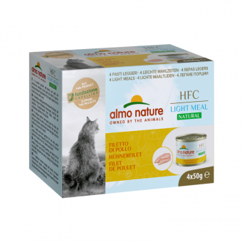 Almo HFC Natural Light Meal Petto di Pollo 4X50g