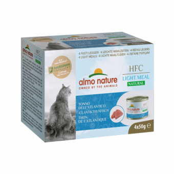 Almo HFC Natural Light Meal Tonno dell'Atlantico 4X50g