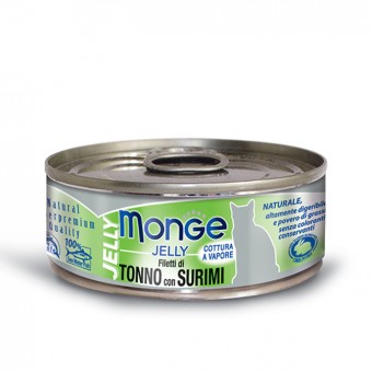 Monge Jelly Filetto di Tonno con Surimi 80g