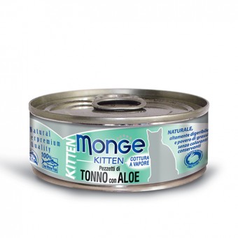 Monge Kitten Pezzetti di Tonno con Aloe 80g