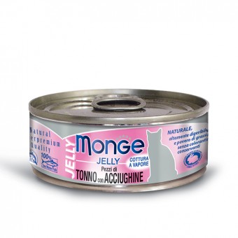 Monge Jelly Pezzi di Tonno con Acciughine 80g