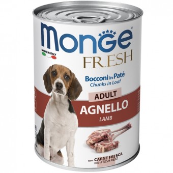 Monge Fresh Bocconi in Paté Agnello 400g