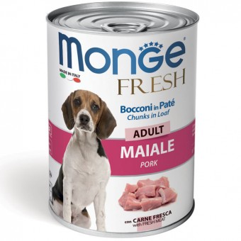 Monge Fresh Bocconi in Paté Maiale 400g