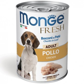 Monge Fresh Bocconi in Paté Pollo 400g