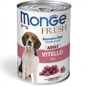 Monge Fresh Bocconi in Paté Vitello 400g