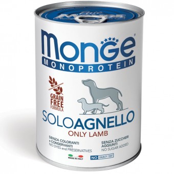 Monge Monoprotein Grain Free Solo Agnello 400g