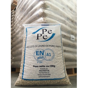 Pellet di Legno di Puro Abete Pe Pe 15Kg