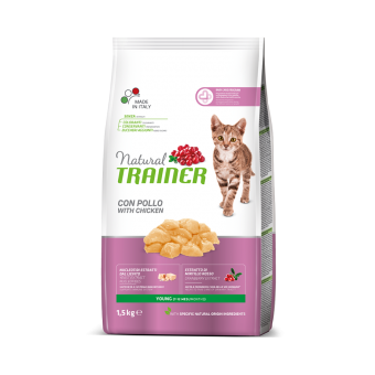 Natural Trainer Young con Pollo 1.5Kg