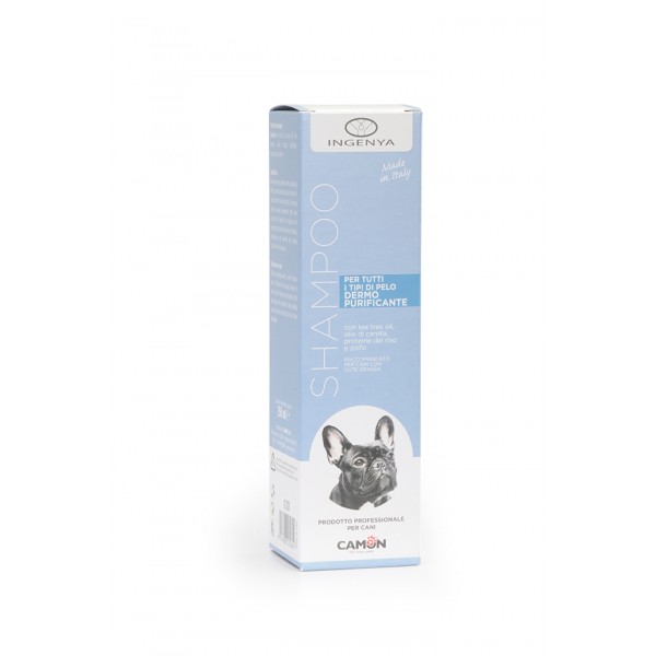 Ingenya Shampoo per tutti i tipi di pelo Dermo Purificante 250ml