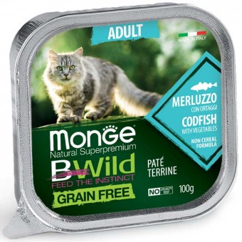 Monge Adult Patè terrine Merluzzo con Ortaggi 100g