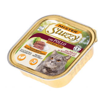 Mister Stuzzy Gatto con Pollo Sterilized 100g