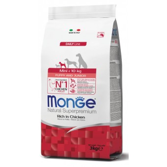 Monge Puppy&Junior Mini Pollo 3Kg