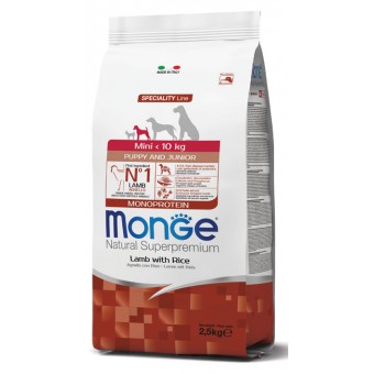 Monge Puppy&Junior Mini Agnello con Riso 800g