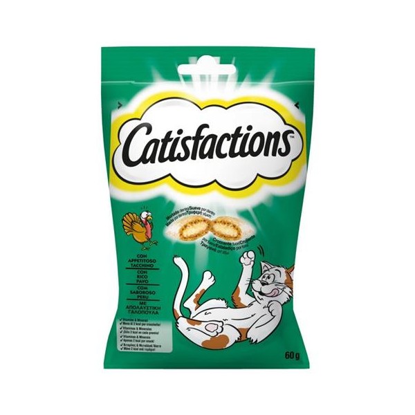 Snack Catisfations con Tacchino 60g