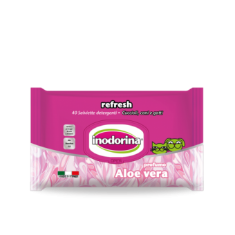 Salviette detergenti Inodorina Refresh Aloe Vera 40 pezzi