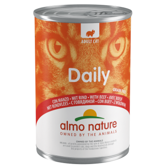 Almo Adult Cat Daily Grain Free con Manzo 400g