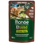 Monge Bwild Grain Free Adult Cat Bufalo con Ortaggi 85g