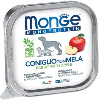 Monge Monoprotein Adult Grain Free Coniglio con Mela 150g