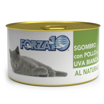 Forza10 Cat Sgombro con Pollo e Uva bianca al Naturale 75g