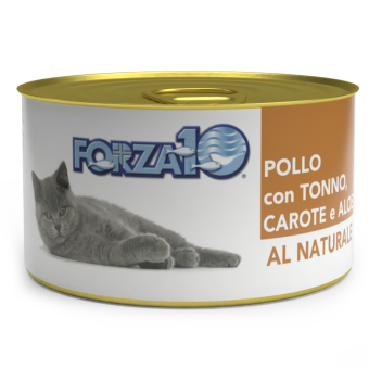 Forza10 Cat Pollo con Tonno Carote e Aloe al Naturale 75g