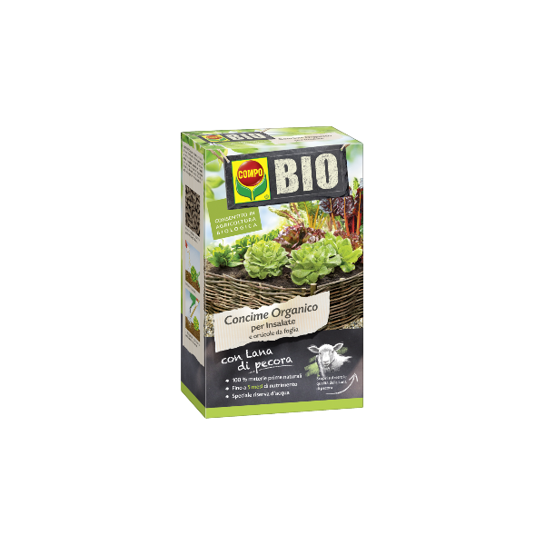 Compo Bio Concime Organico per Insalate e Orticole da foglia 750g