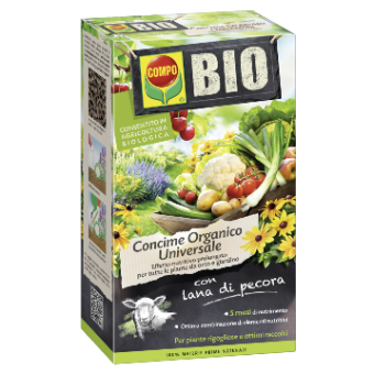 Compo Bio Concime Organico Universale con Lana di pecora 2Kg