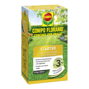 Compo Floranid Concime per Prato Starter 2.5Kg