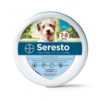 Collare Bayer Seresto Cani fino a 8Kg