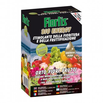 Concime Microgranulare Idrosolubile BIO Energy Orto, Fiori e Frutti 100g