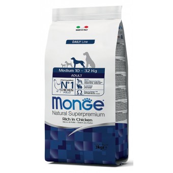 Monge Adult Medium Pollo 12Kg I Agrigarden San Marino