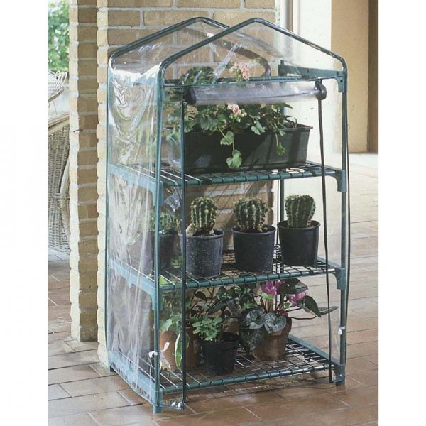 Serra Azalea verde a 3 ripiani cm 70 x 50 x h 125