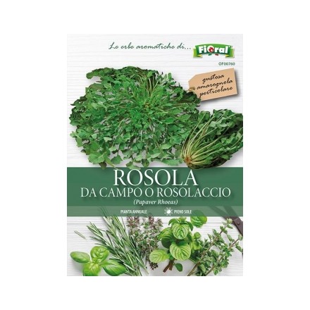 Busta Fioral Rosola da Campo o Rosolaccio 2g