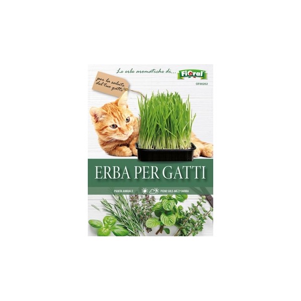 Busta Fioral Erba per Gatti 3g