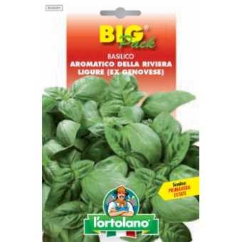 Busta Big Pack Basilico Aromatico della Riviera Ligure (ex Genovese) 20g