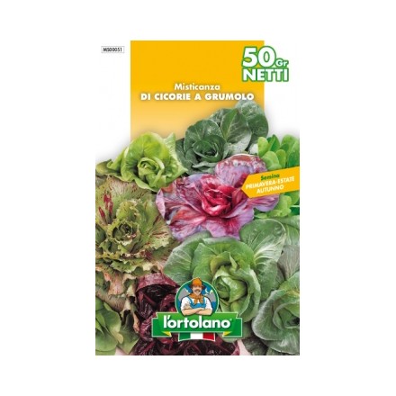 Busta Misticanza di Cicorie a Grumulo 50g