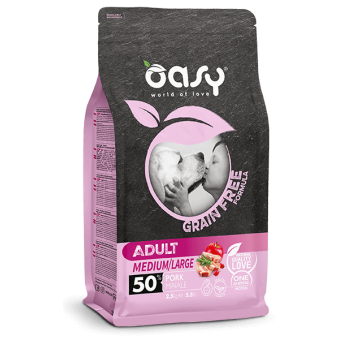 Oasy Adult Medium/Large Grain Free Maiale 12Kg