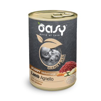 Oasy Grain Free Formula Puppy Medium-Large Agnello 400gr