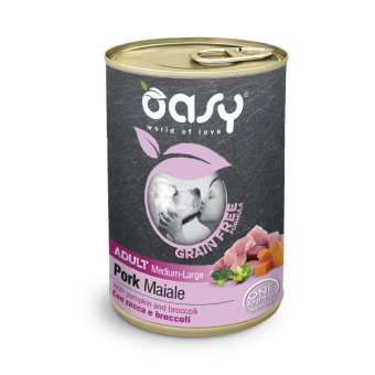 Oasy Grain Free Formula Adult Medium-Large Maiale 400gr