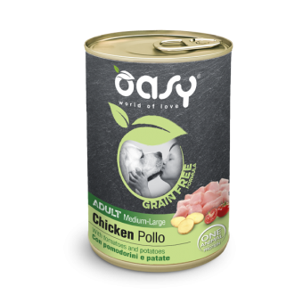 Oasy Grain Free Formula Adult Medium-Large Pollo 400gr