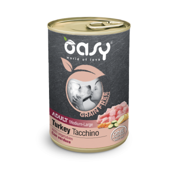 Oasy Grain Free Formula Adult Medium-Large Tacchino 400gr