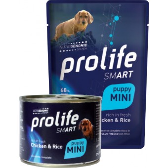 Busta Prolife Smart Puppy Mini Chicken&Rise 100g